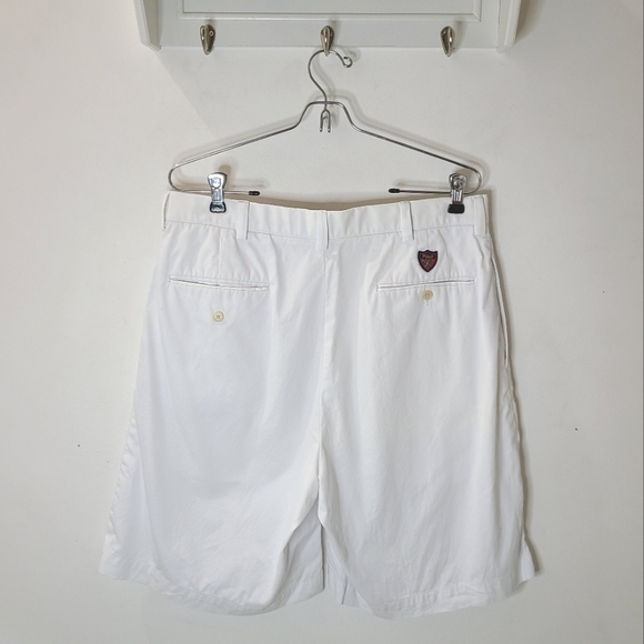 Polo Ralph Lauren 9" Relaxed Fit Pleated Twill Short in White Sz 34 - Picture 5 of 13